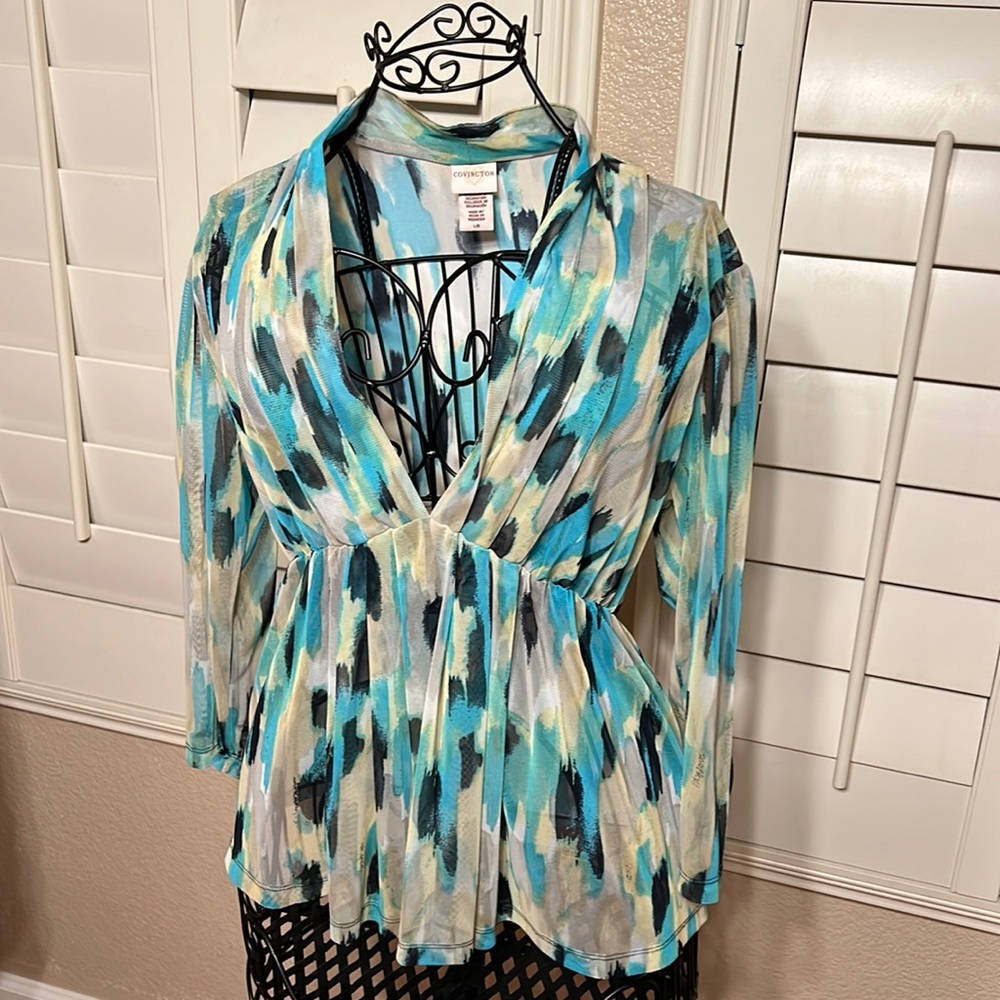 Covington blouse see-through front very sexy
